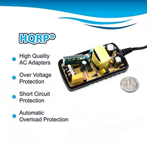 HQRP AC адаптер компатибилен со Zoom SAD0006D AD0006D AD0006 Зом на кабел за напојување ZOOM H2 H-2 корисен преносен стерео рекордер, 506