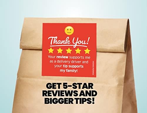 Возач за испорака 5-starвездички торбички заптивки за испорака на храна-Добијте оценки со 5 starвезди и подобри совети! Doordash, Grubhub,