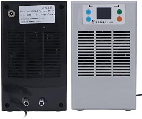 100W Електронски грејач на чилер, ABS материјал AC 100‑240V Дигитална единица за греење на вода за ладење на вода за аквариум 1-3L/мин