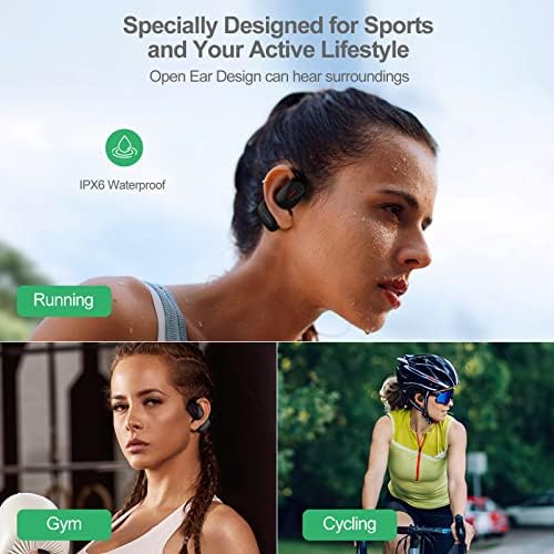 Каеки Отворено Уво Слушалки-Bluetooth 5.3 Безжични Слушалки Со Микрофон за iPhone &засилувач; Андроид, Отворено Уво Безжични Слушалки Извонредно