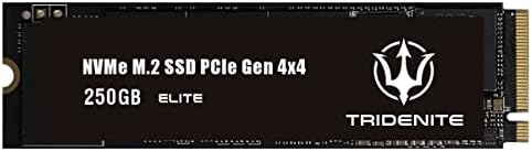 Tridenite Elite Intern SSD 250 GB Gen4 PCIe NVME M.2 2280 - Прочитајте до 4450MB/s и напишете до 1900MB/s