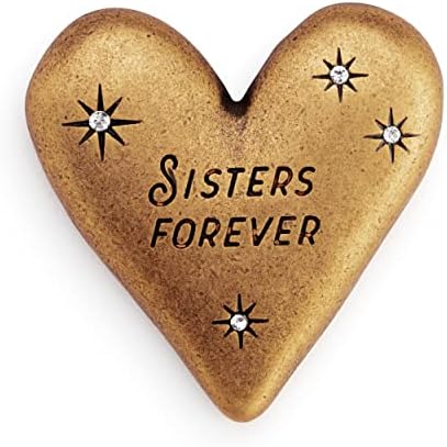 Сестрите Демдако засекогаш златен тон 1 инчен метал и ток на подароци од ринестон