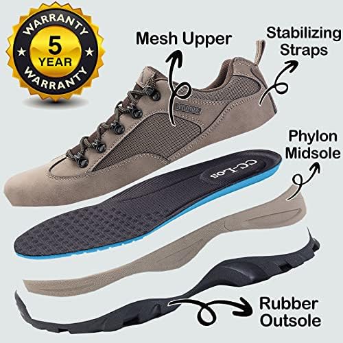 КК-Лос Пешачки Чевли За Мажи Ниски Врвни Работни Чевли На Отворено Дише &засилувач; Лесни Трекинг Чевли Големина 7,5 до 14