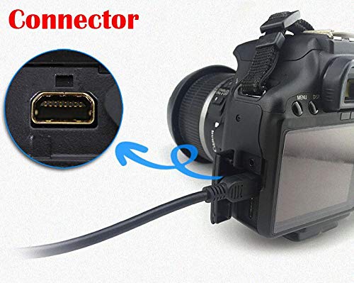 Snlope 3FT USB Кабел ЗА СИНХРОНИЗАЦИЈА За Panasonic Камера Lumix DMC-LS80/s LS80k DMC-FS6 s