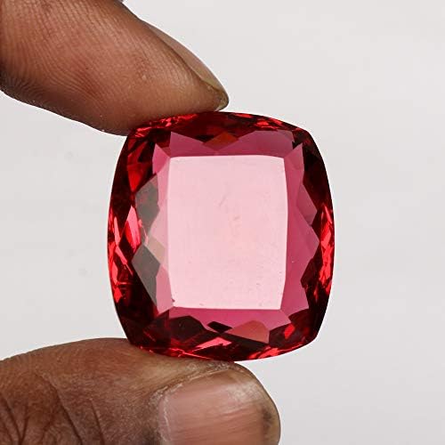 Реални геми 109,85 КТ розови турмалински перничиња во форма на лекување кристален скапоцен камен