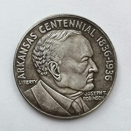 1936 Робинсон Арканзас Половина Долар Комеморативна Колекција На Странски Сувенири Занаетчиски Монети