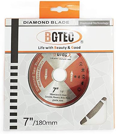 Сегментирани сегменти на дијамантски пила, BGTEC 2 пар