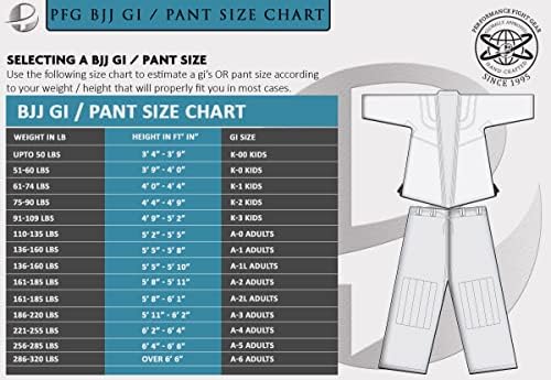 PFG Essential Brazilian Jiu Jitsu BJJ Kimono Pants - Детска мала тежина возрасни унисекс