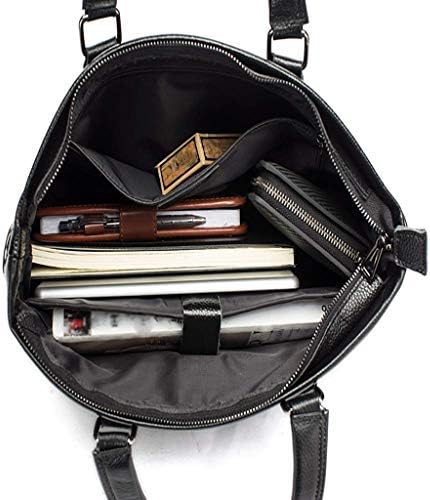 Wpyyi кожа чанта лаптоп торба со лаптоп торба за рамена торба за крстосница чанта за деловни активности што патуваат Божиќ за мажи