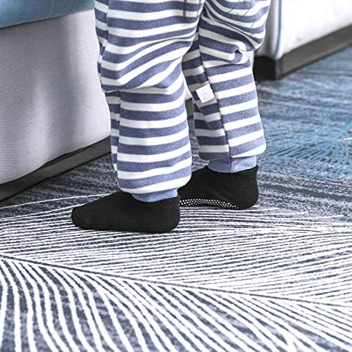Чорапи за деца Imivio Toddler не се лизгаат бебешки чорапи со зафати за момчиња девојчиња деца 6-12 месеци 12-36 месеци 3T-5T