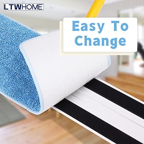 Ltwhome 18 мулти-бои комбинирани микрофибер комерцијални подлошки за комерцијална комора за чистење на влажно или сув под