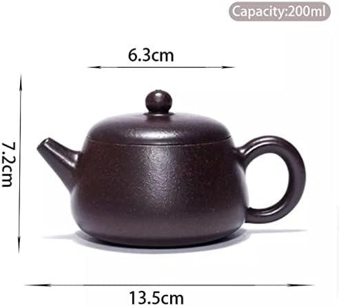 Дебела 200 ml zisha чајник -чајник чајник Зиша чај за домаќинство Попладне чај сет тенџере тенџере