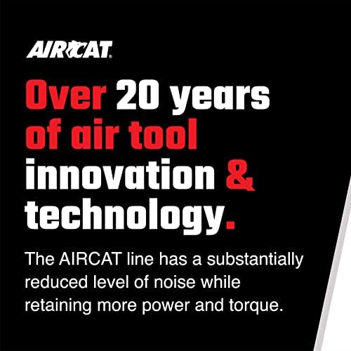 AIRCAT 1200-K 1/2-инчен Nitrocat Композитен двојно спојката на спојката клуч за удар 1295 ft-lbs