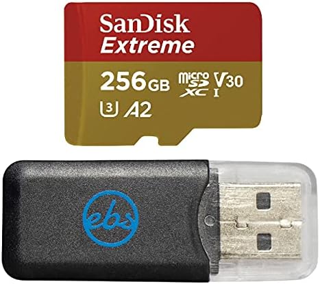 Sandisk 256gb Екстремни MicroSDXC Мемориска Картичка Работи Со Motorola Паметен Телефон Moto G13, Moto G13, Moto G23 V30 C10 A2 Пакет Со Сѐ, Но