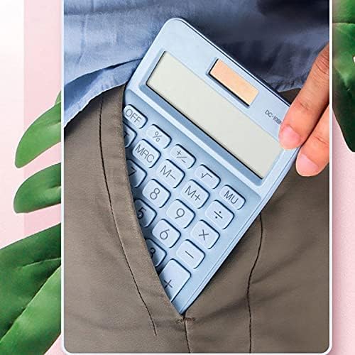 Yfqhdd 12 цифра биро соларна калкулатор Големи копчиња Алатка за сметководство за финансиски деловни активности големи копчиња