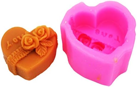 Longzang Love Rose S0149 занаетчиски силиконски сапун занаетчиски калапи DIY рачно изработени сапуни со сапуни