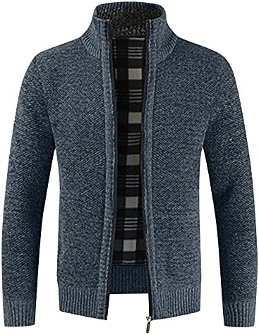 Dudubaby Смешен грд џемпер за мажи есен и зимска мода лабава кардиган топол џемпер со јакна со качулка