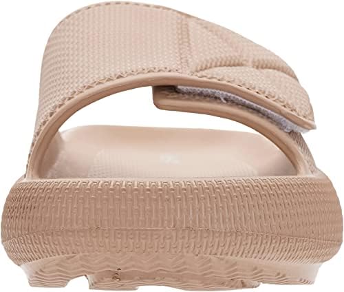Витин слајдови за жени мажи со двојна тока прилагодлива дебела единствена перница папучи од бања сандали