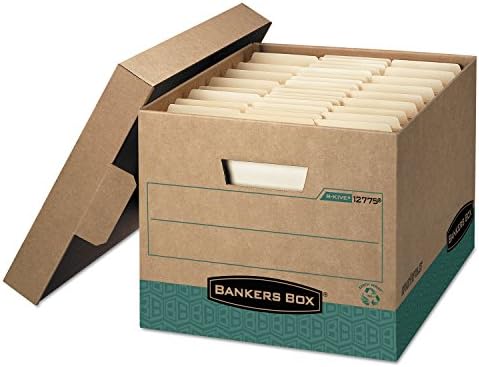 Банкарс кутија 12775 кутија за складирање, LTR/LGL, 800 lbs, 12-инчен X15-инчен X10-инчен, 12/CT, KFT/GN