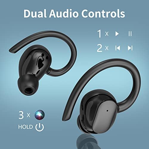 Тогетфејс Безжични Слушалки За Уши Bluetooth Слушалки 36 часа Репродуцирајте Спортски Слушалки СО LED Дисплеј Со Вградени Слушалки