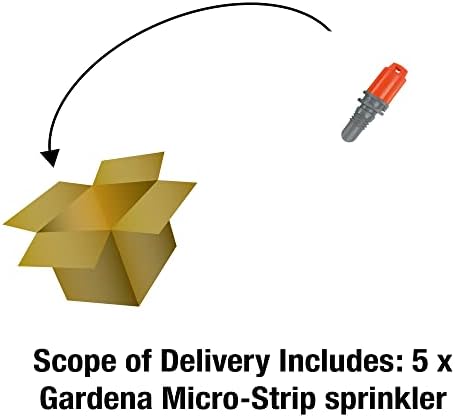 Градина 1370 -У прскалка за микро ленти - Систем за микро капење, сива/портокалова, 30х20х20 см