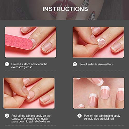 Притиснете на Nails Medive 24pcs stiletto голи розови полни лажни нокти за жени за жени
