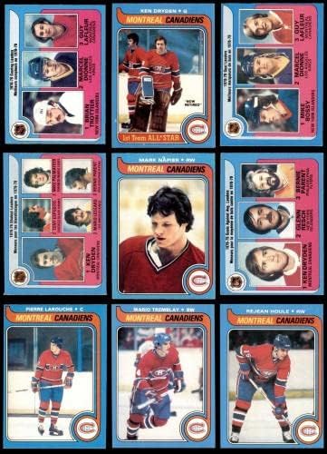 1979-80 О-пи-чие Монтреал Канадиенски тим сет 5,5-екс+-непотпишани хокеј картички