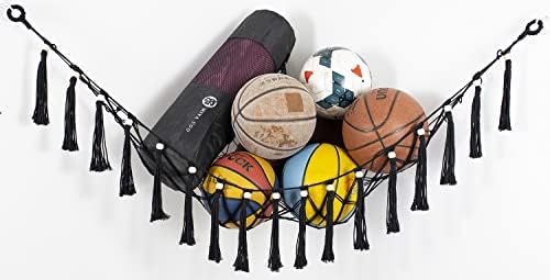 Диокос Спортски Топката За Складирање Нето Хамак За Гаража Виси Кошница Организаторот Мрежа За Кошарка, Одбојка Фудбал Складирање Решетката