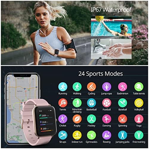Паметен Часовник Жените Остваруваат Повици - 2023 Паметен Часовник За Телефони со android iOS Со Примаат Повици Тракер За Активност