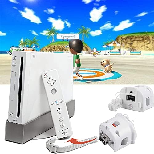 Согјупк Замена За Wii Движење Плус Адаптер, Компатибилен Со Wii Далечински Управувач (1 парчиња Бело