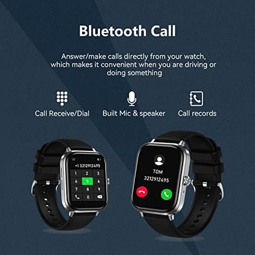 Bjnaal T13 Црн Bluetooth Часовник Со Повик Одговор/Направи &засилувач; Q19Pro Пурпурна Паметни Часовници Пакет