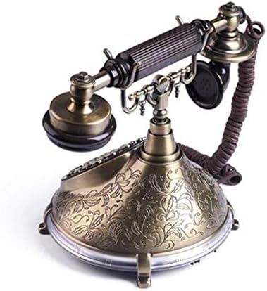 PDGJG Антички фиксен телефон со високи луксузни домови ретро жичен фиксни телефон за дома хотел