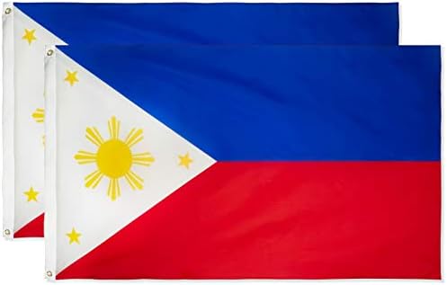 Данф Филипини знаме 3x5 стапала Филипински Филипински Национални знамиња полиестер со месинг гром 3 x 5 метри