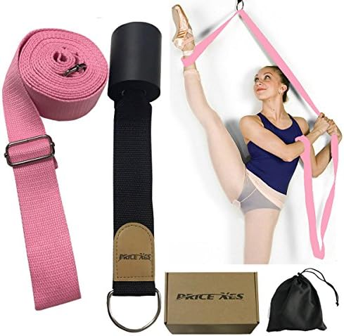 Цена xes Балет балетски јога носилки, прицврстување на вратите добијте пофлексибилна, флексибилност и ленти за истегнување на нозете