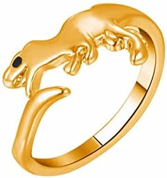 2023 Нов персонализиран диносаурус отворен прилагодлив прстен дами накит прстен тенок прстен