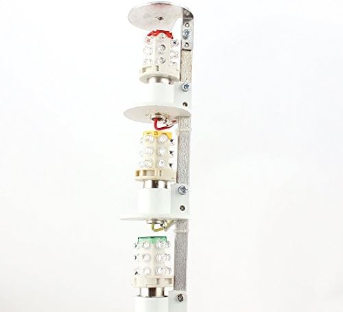 uxcell® DC 24V 3 LED црвено зелена жолта ламба индустриска кула кула светло