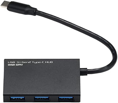 Санва Снабдување USB-3TCH18BK USB 3.1 Gen2 Компатибилен Тип-C Центар
