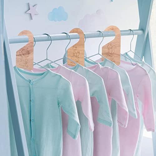 Шевроро Облека За Новороденчиња облека облека 7 парчиња Бебешки Плакар Разделувачи На Големина Занаети Закачалка За Плакари
