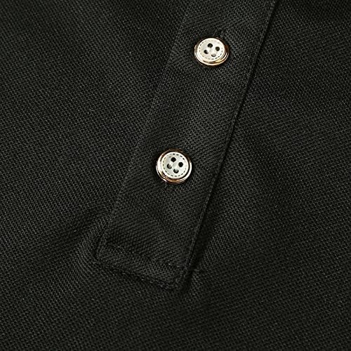 XXBR Машка летна маица лапл кратка ракав солиден обичен моден кошула Блуза бизнис обични врвови за работа носење кошули кошули опуштена