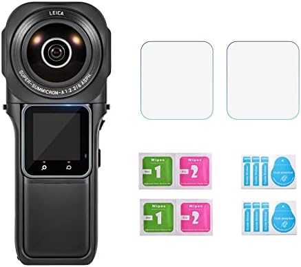Teckeen Камера Калено Стакло Заштитник На Екранот Филм Покритие 2Pcs За Insta360 Еден RS Панорамски
