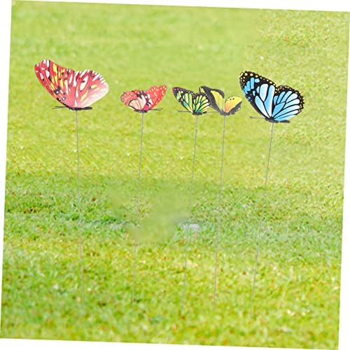 INOOMP 20 Парчиња Приклучок Пеперутка Постави Пвц Тродимензионален Сет