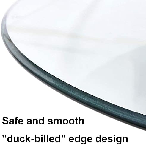 LIXFDJ Трајни кујни мрзливи сузани, плоча за сервирање на стакло, голема лента за вртење, ротирање на 360 °, 19/23/27/31 ″ // 160