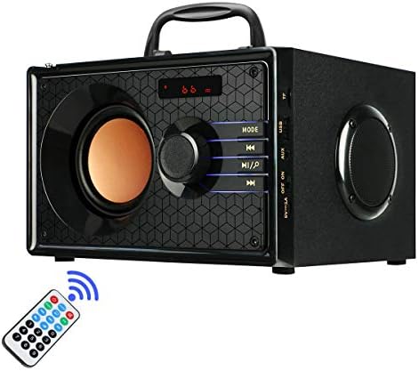 Преносни безжични звучници со Bluetooth со FM радио субвуфер Mp3 Player далечински управувач Aux, Rich Bass Party Sounder, Clear Stereo