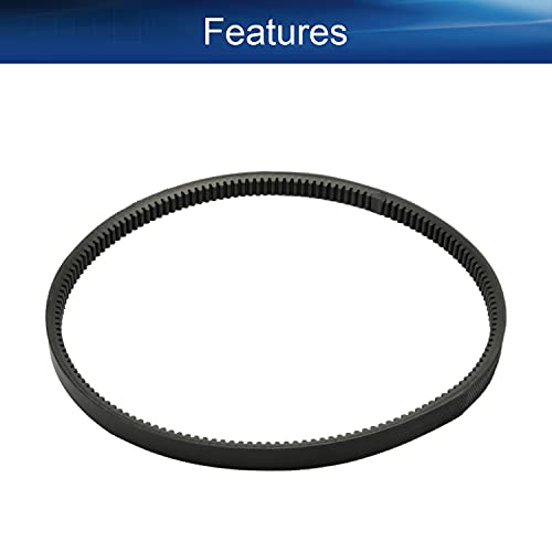 Bettomshin 1PCS AX29 Drive v Belt, 29 Girth Rubber Power Remant Remat за индустриски машини за косилка д -р Trimmer црна