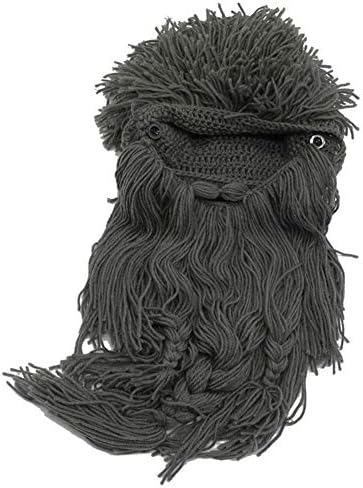 Креативна варварија плетена брада капа смешна плетена капа перица Бејни капа брада маска маска