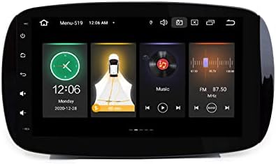 МИХАЛИ Андроид 11 Автомобил Радио Стерео ГПС Навигација, За Мерцедес-Бенц Смарт, Мултимедијален Плеер 8 Поддршка На Екран На Допир Безжичен