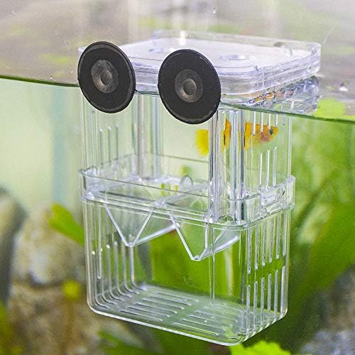 Сензеал Аквариум Кутија За Одгледување Риби Пластична Кутија За Одгледување Изолација На Риби Кутија За Инкубатор За Шрафирање За Бебешки Риби