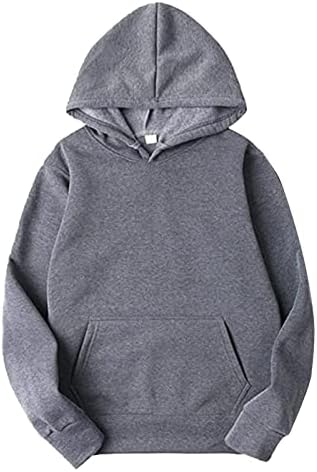 Sweatshirts за Мажи Hoodie,Машки Каузални Пуловер Качулка Лесен Еднобоен Маскиран Дуксер Врвови Кошула Со Долги Ракави