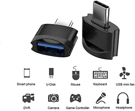 Tek Styz USB C Femaleен до USB машки адаптер компатибилен со вашиот Samsung SM-G889A за OTG со полнач за тип-C. Користете со уреди за експанзија