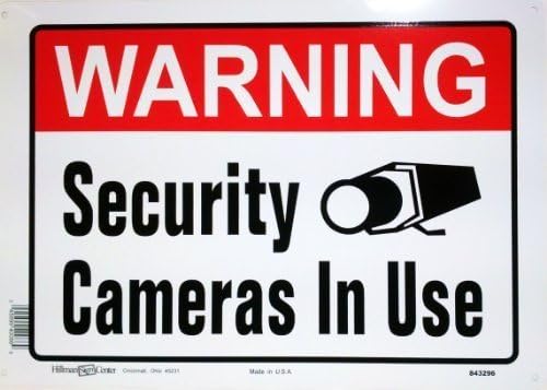 Безбедносни камери на Хилман 843296 во употреба, 10 in. X 14 in.